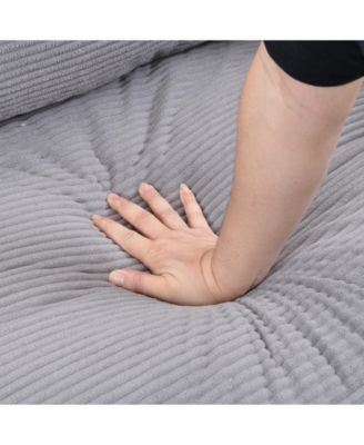 74" High-Resilience 3-Seater Sofa, Modern Upholstered Sofa