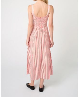 Women's Ruched Cup Midi Dress