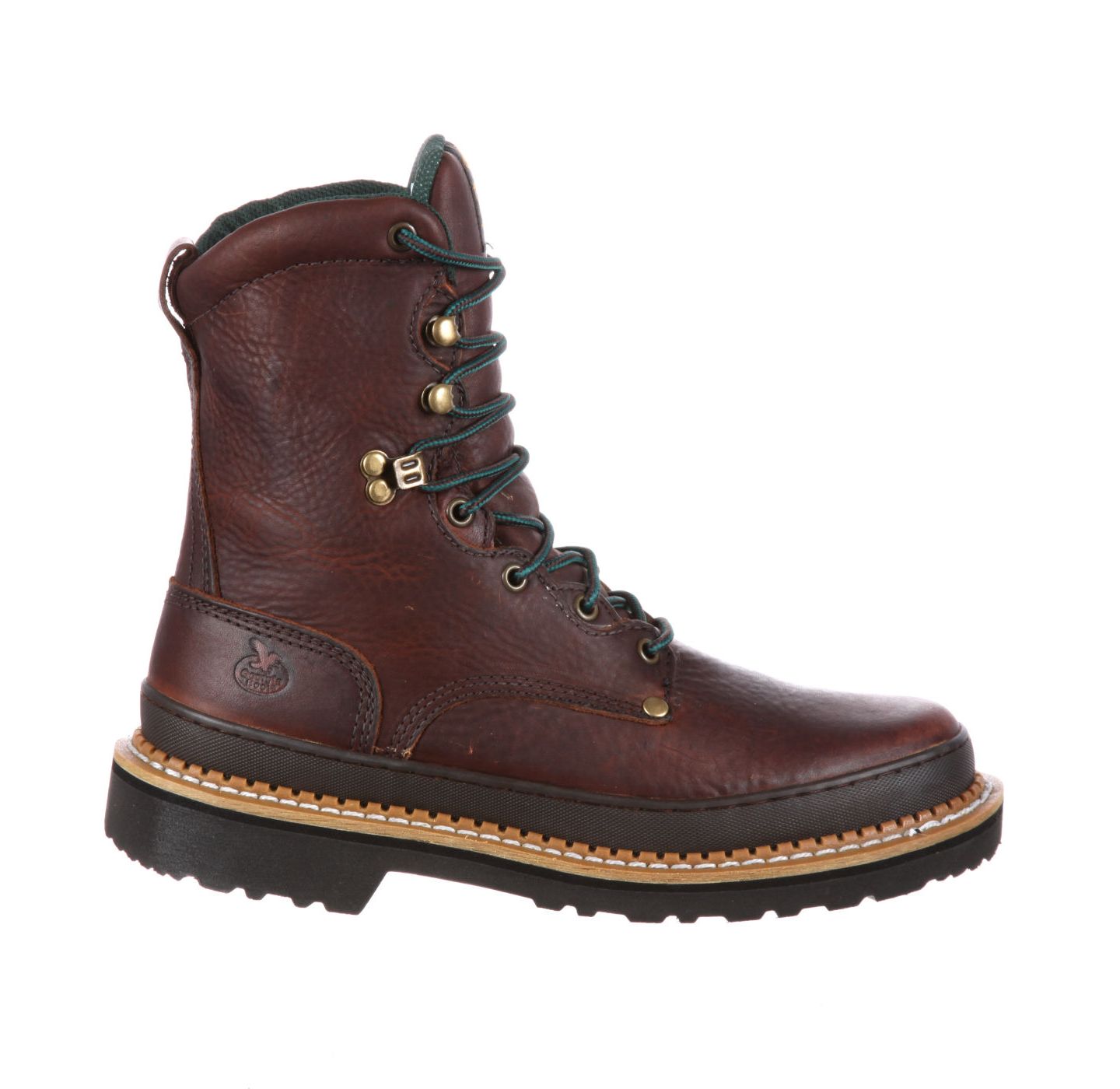 Мужские ботинки GEORGIA BOOT Georgia Giant 8" Soggy Brown Steel Toe Work Boot, цвет: Коричневый — фото 5