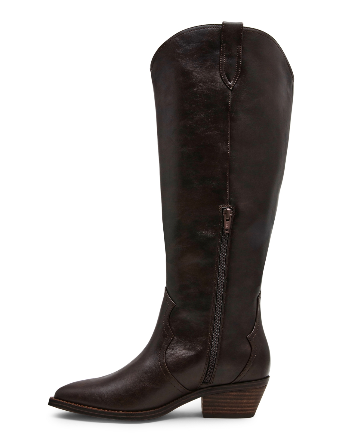 Dv Dolce Vita Women's Kit Knee-high Wide Calf Cowboy Boots In Black