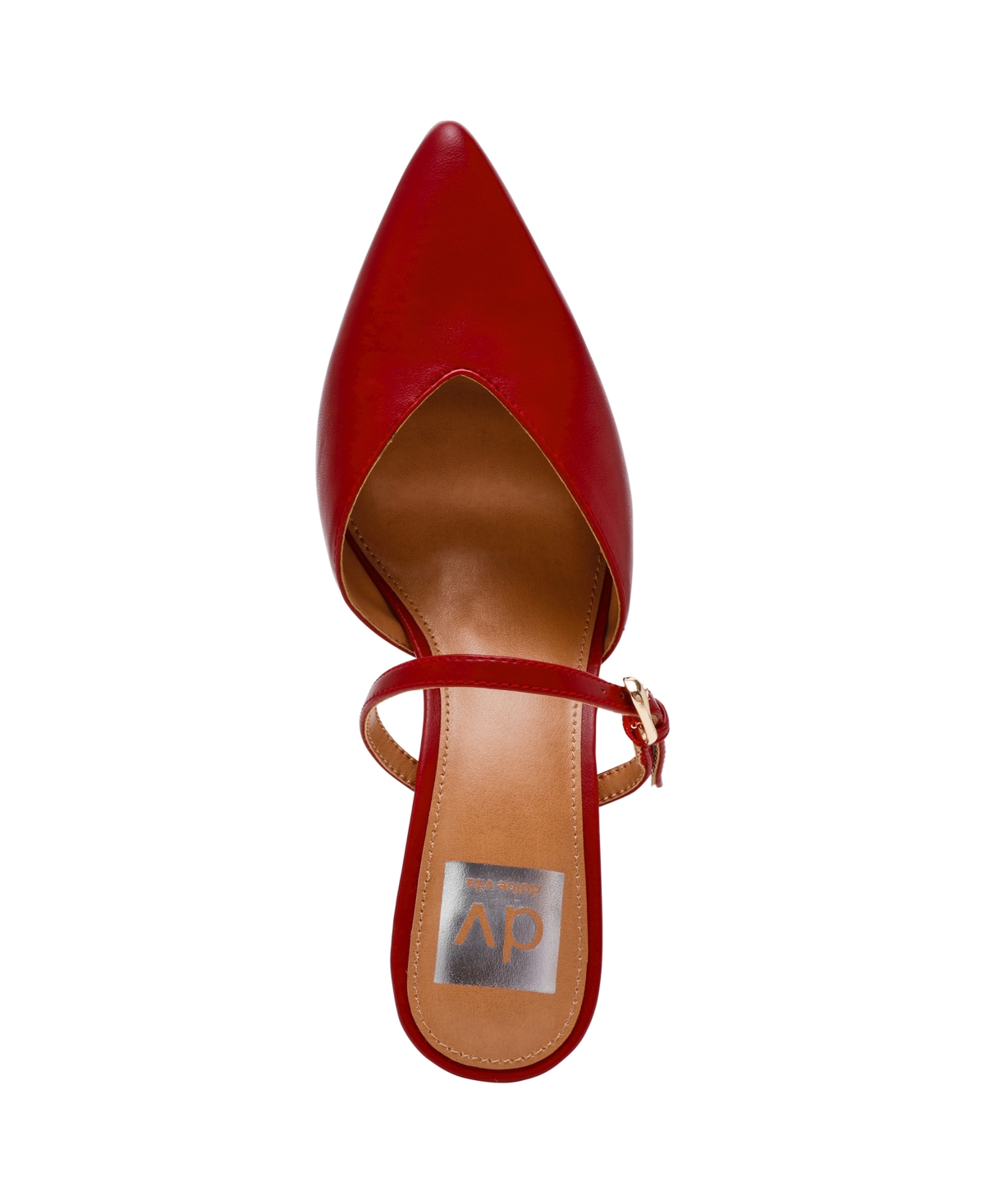 Dv Dolce Vita Women's Elleganza Buckle Strap Two Piece Pumps In Red
