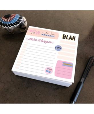 Undated Make it Happen Daily Note Block for Productivity and Lists Desktop