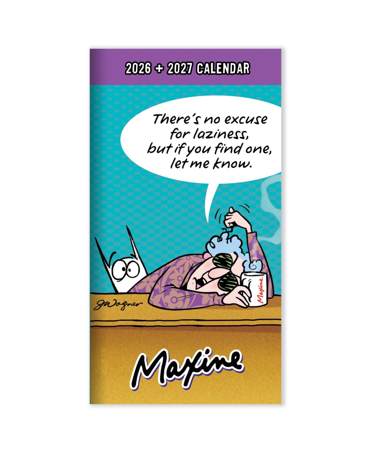 2026-2027 Maxine Small Monthly Pocket Planner - Multicolor