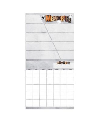 My Year Book Undated Memory 12"x12" Wall Calendar