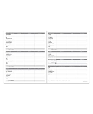 Big Money Striped Planner