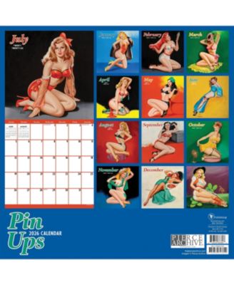 2026 PinUps Wall Calendar