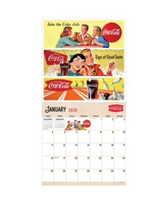 2026 Coke: Vintage Nostalgia Wall Calendar