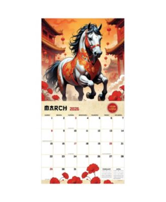 2026 Year of the Horse Wall Calendar