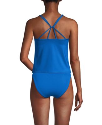 Women's Tugless QuickDry Adjustable Strappy Back Tankini Top