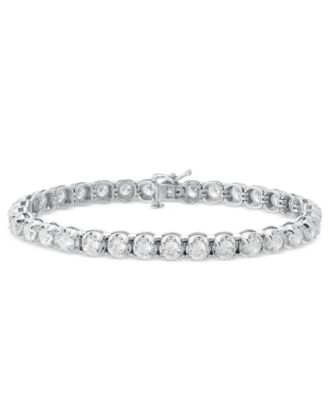 Macy's - Diamond Tennis Bracelet (10 ct. t.w.) in 14k White Gold