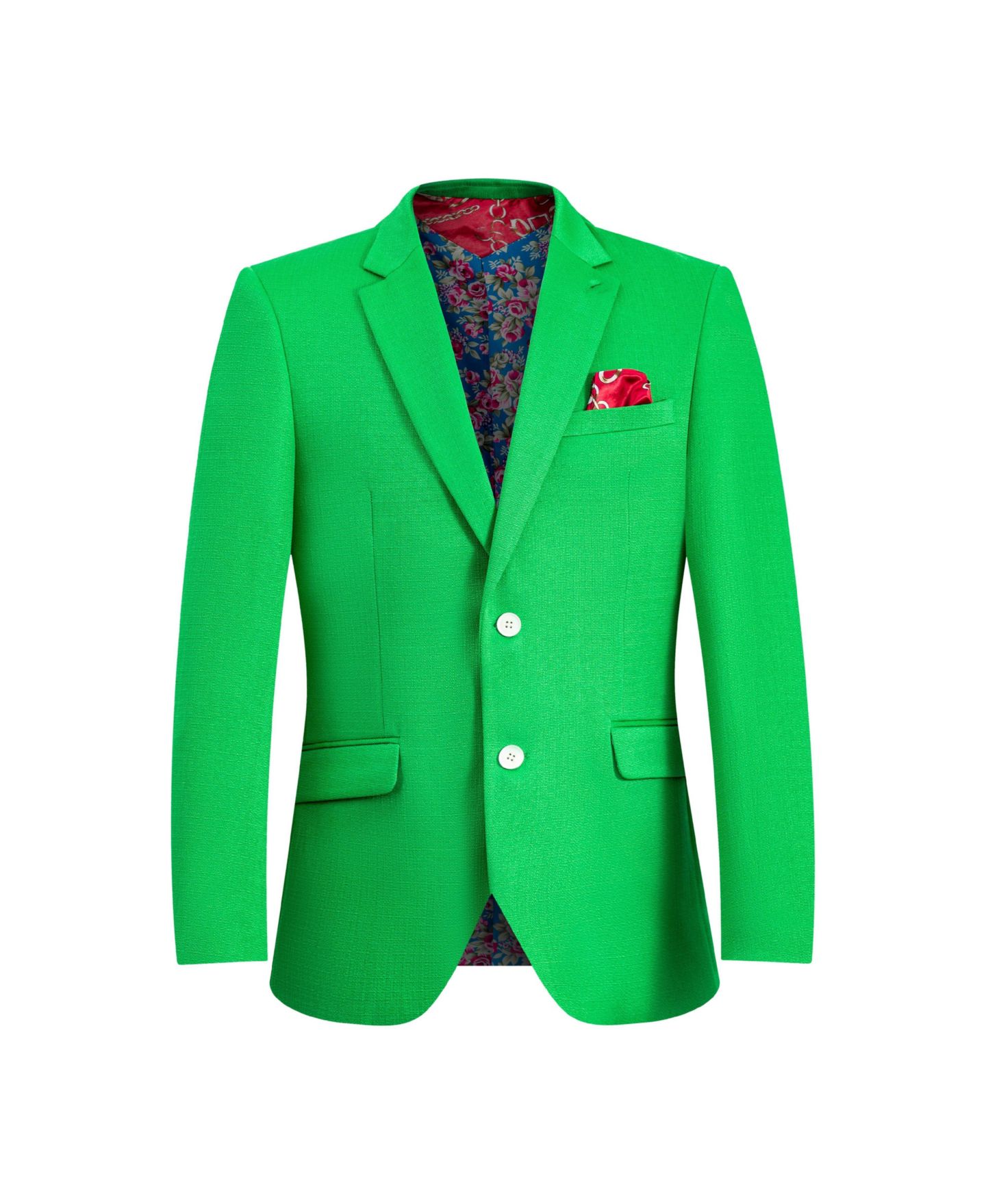 Пиджак Elie Balleh Green Slim Fit Clasic Blazer для мальчиков, цвет: Зелёный — фото 1