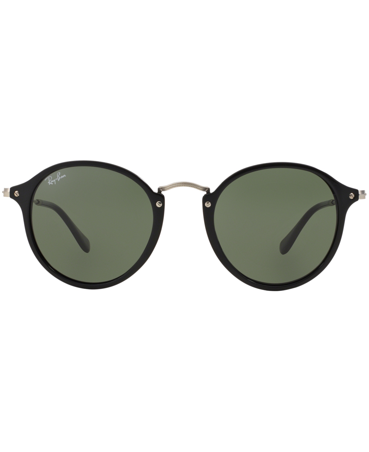 Ray Ban Round Fleck Unisex Sunglasses, Rb2447 In Black,green