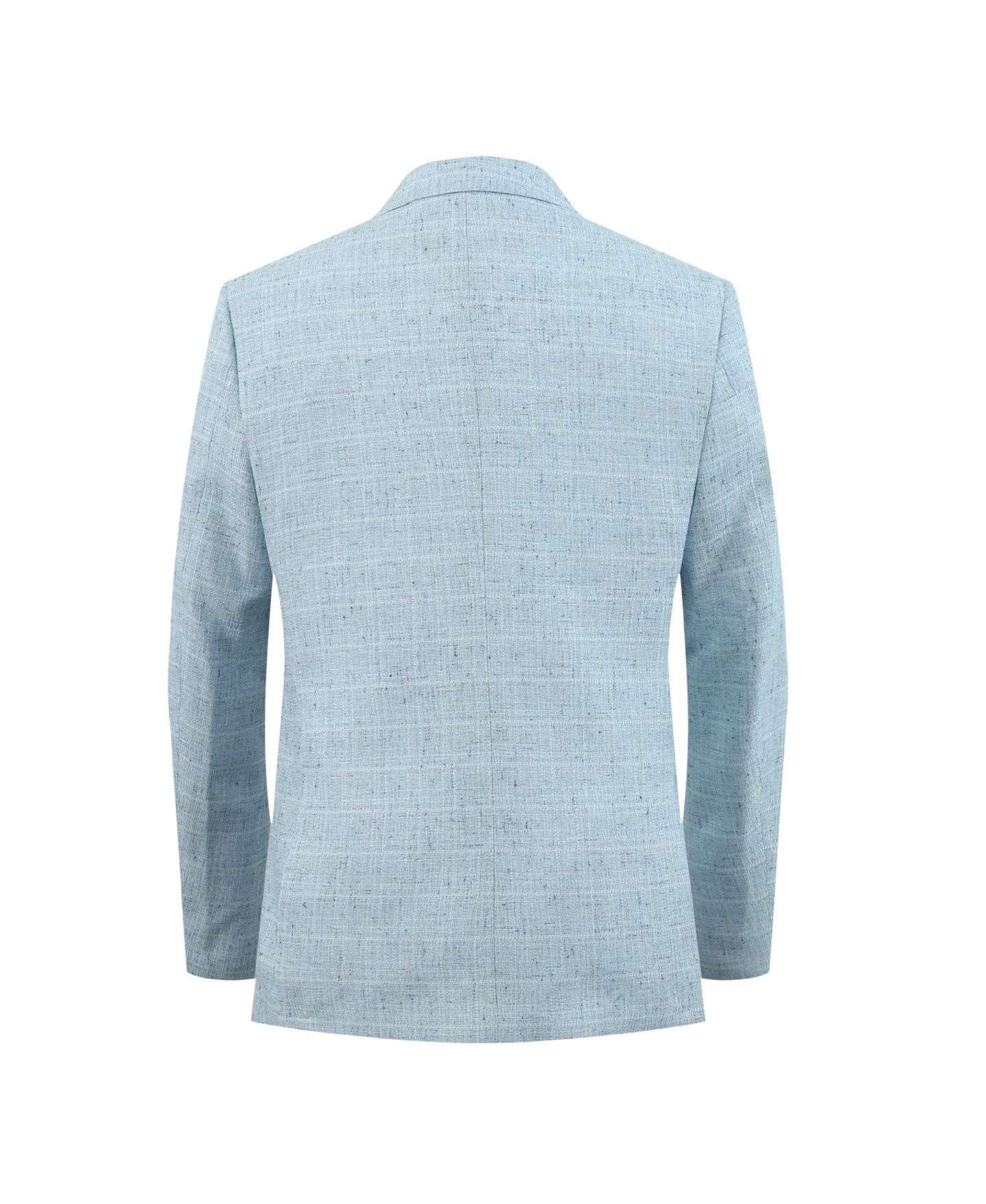 Куртка Elie Balleh Baby Blue Slim Fit Mélange Jacket для мальчиков, цвет: Синий — фото 2