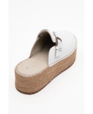 Novas Leather Platform Espadrille Mule (Women)