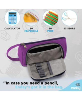 Big Capacity Pencil Case, 3 Compartments Pencil Bags with Zipper, Large Capacity Pencil Pouch, Cute Pencil Case Organizer, Zipper Pencil Pouches, Pink