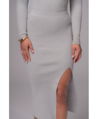 Women's Grey Cardinal Essential Knit Skirt