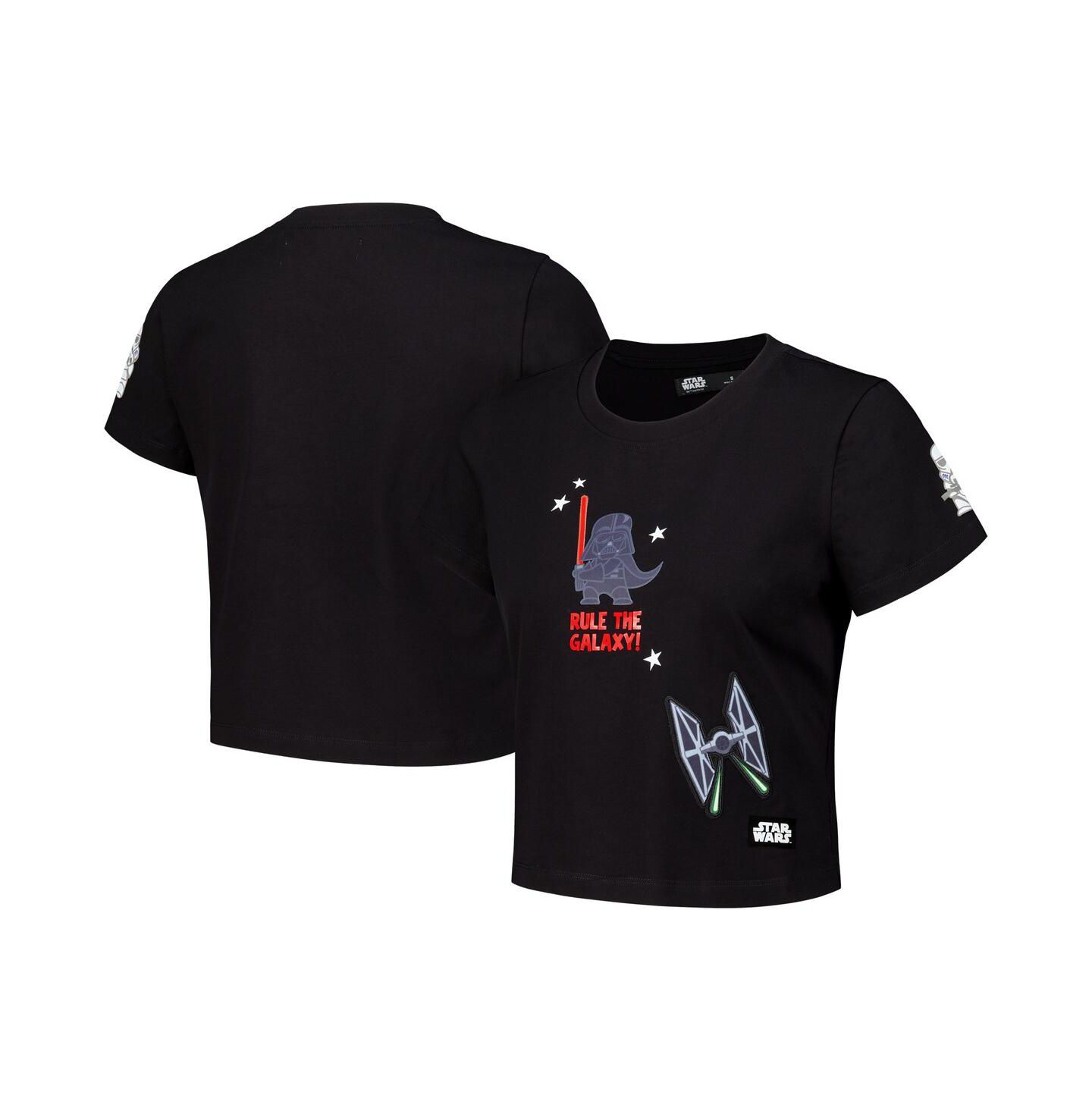 Женская футболка Freeze Max Black Star Wars Babydoll Cropped — фото 1