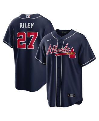 Nike - Men's Austin Riley Navy Atlanta Braves Alternate Replica Jersey