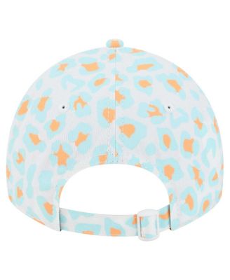 Women's White Miami Dolphins Active Leopard 9TWENTY Adjustable Hat