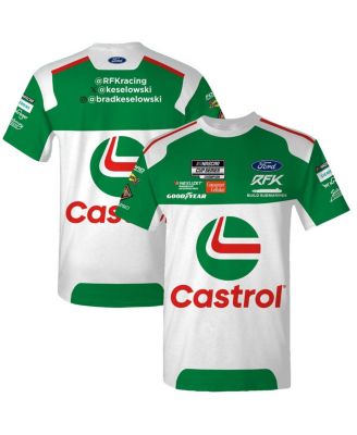 Checkered Flag Sports - Men's Green Brad Keselowski Castrol Uniform T-Shirt