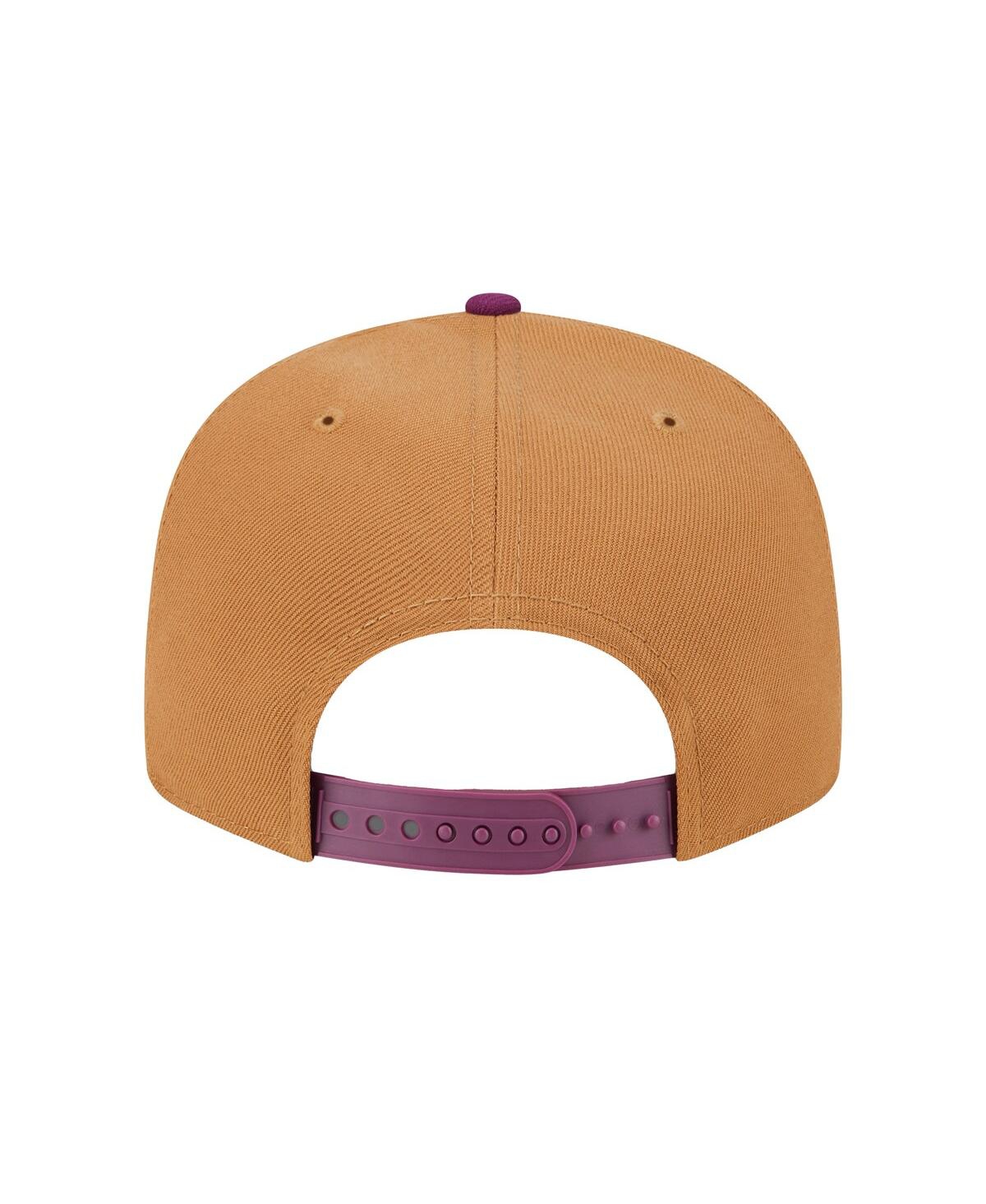 New Era Men's Brown/purple Atlanta Braves Color Pack Two-tone 9fifty Snapback Hat