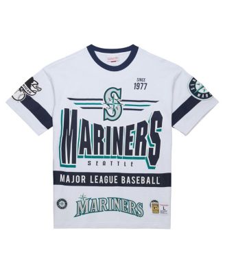 Men's White Seattle Mariners Cooperstown Collection Team Origins Premium T-Shirt