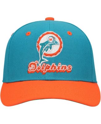 Big Boys and Girls Aqua Miami Dolphins All In 2.0 Adjustable Hat