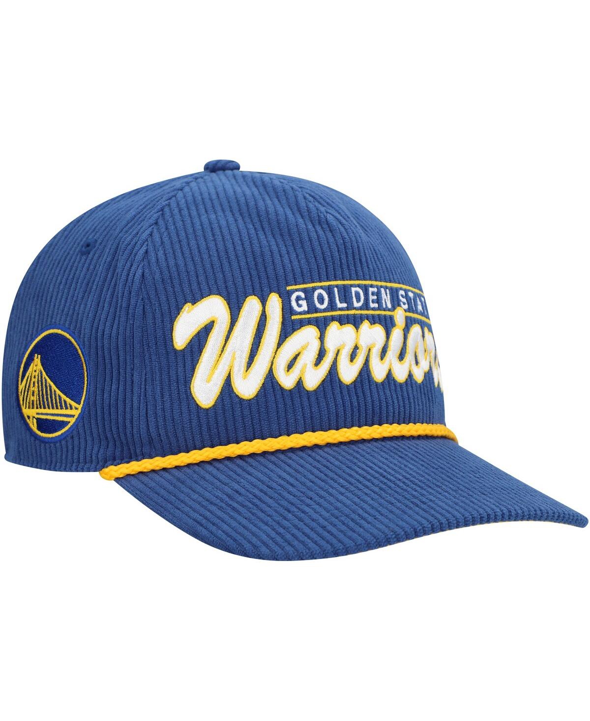 47 Brand Men's Royal Golden State Warriors Double Header Sidepatch Cord Hitch Adjustable Hat