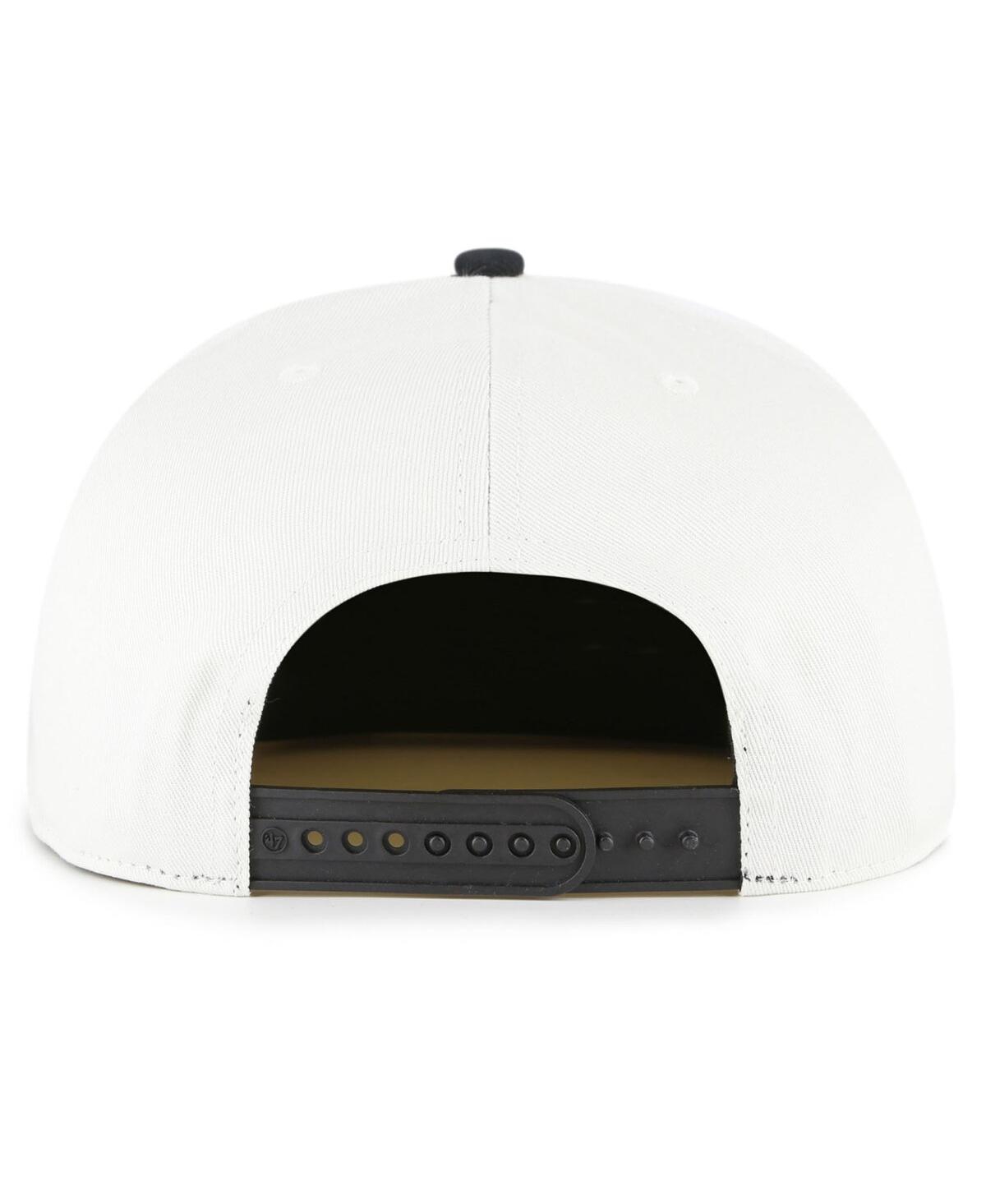 47 Brand Women's White/black Pittsburgh Pirates Foundation Captain Snapback Hat