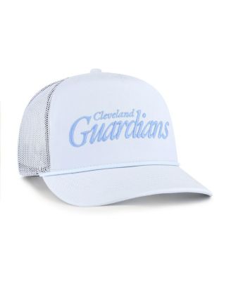 Women's Light Blue Cleveland Guardians Foundation Script Hitch Adjustable Trucker Hat