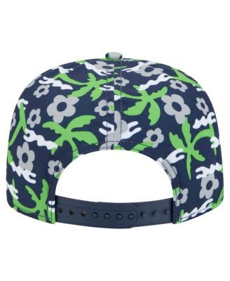 Men's Navy Seattle Seahawks Wakey Wakey Golfer Snapback Hat