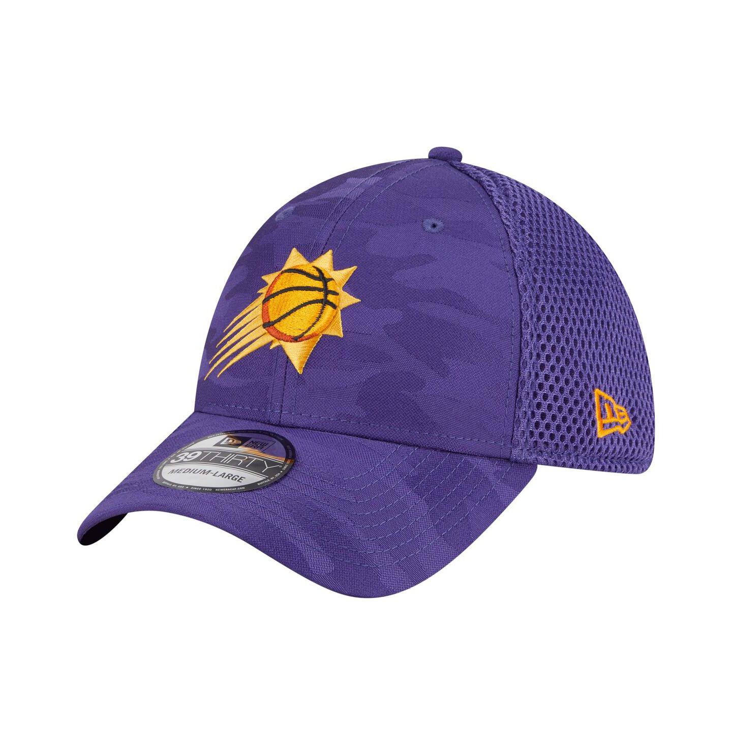 Мужская кепка New Era Purple Phoenix Suns Subtle Camo 39THIRTY Flex Hat — фото 1