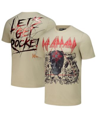 Freeze Max - Men's Tan Def Leppard Let's Get Rocked T-Shirt