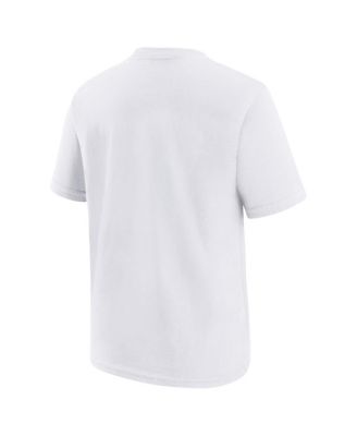 Big Boys and Girls White Colorado Rockies 2025 City Connect Wordmark T-Shirt