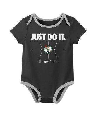 Baby Boys and Girls 2-Pack Kelly Green/Black Boston Celtics Just Do It Bodysuit Set