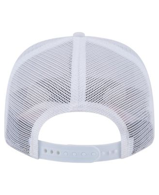 Men's White Colorado Rockies Flamingo Mesh Back 9SEVENTY Stretch-Snap Hat