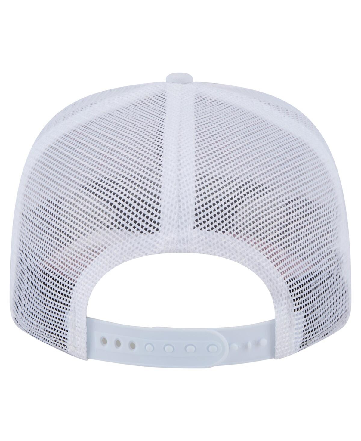 New Era Men's White Colorado Rockies Flamingo Mesh Back 9seventy Stretch-snap Hat