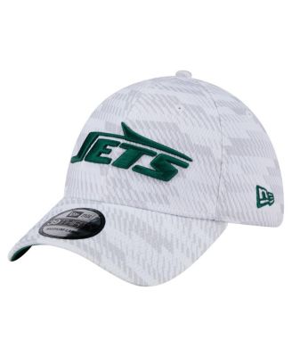 New Era - Men's White New York Jets Gameday Graded 39THIRTY Flex Hat