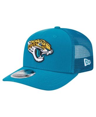 New Era - Men's Teal Jacksonville Jaguars Main Trucker 9SEVENTY Stretch snap Hat