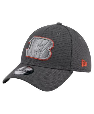 Men's Graphite Cincinnati Bengals Main 39THIRTY Flex Hat