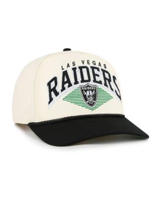 Men's Cream Las Vegas Raiders Pomona Rope Adjustable Hitch Hat