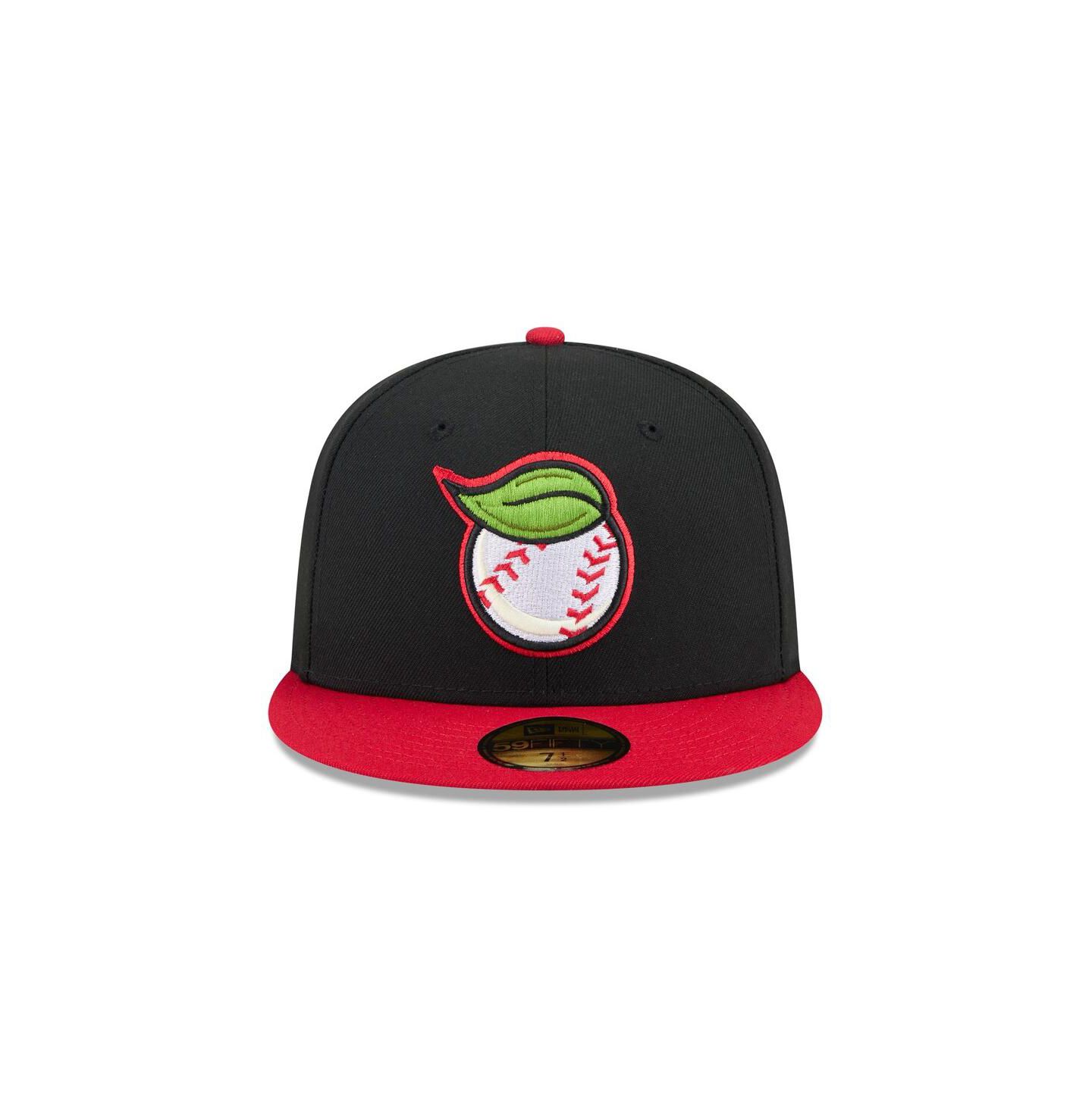 Мужская кепка New Era Black Fresno Grizzlies Theme Nights 59FIFTY Fitted Hat — фото 2