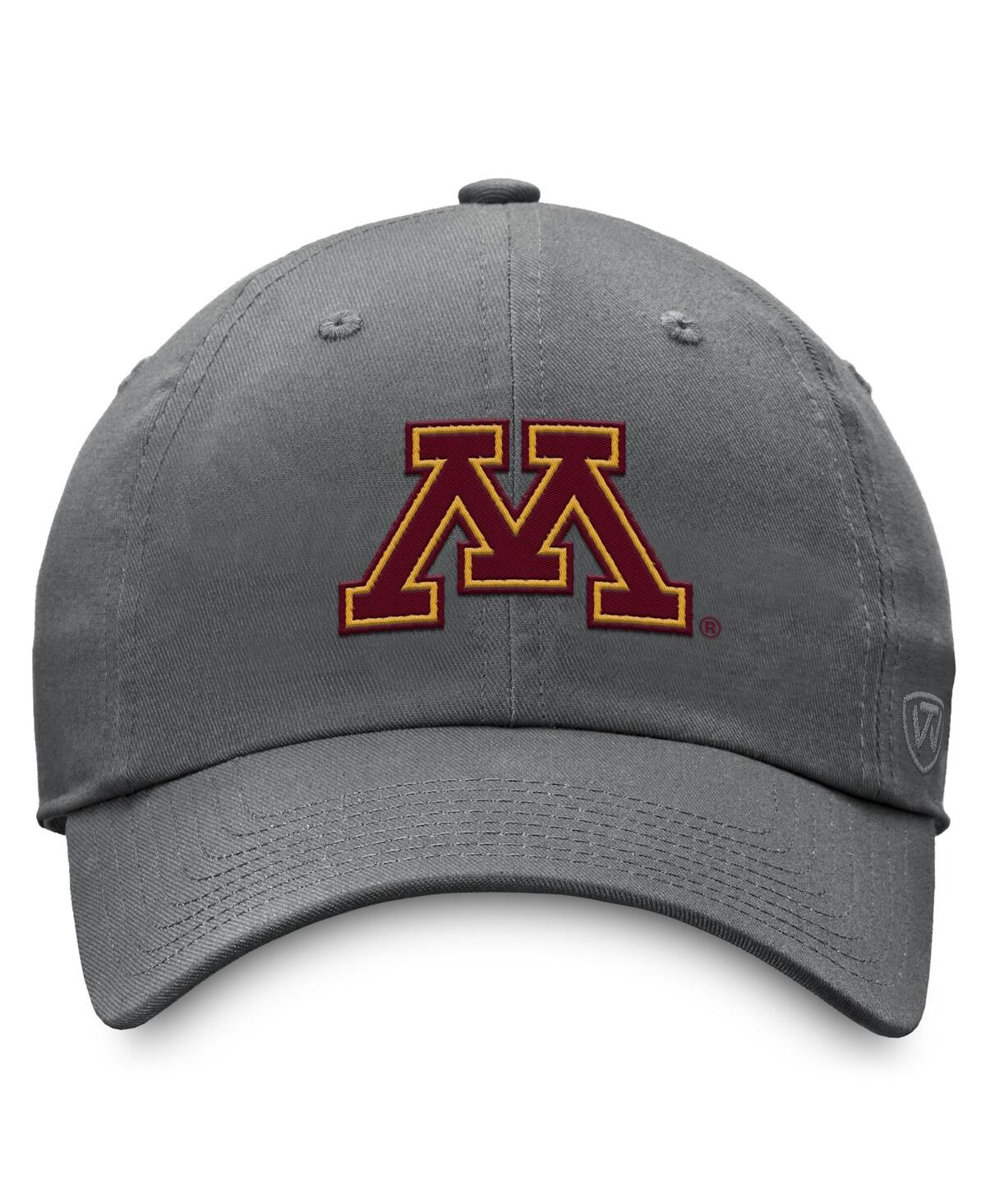 Top Of The World Men's Gray Minnesota Golden Gophers Victory Staple Adjustable Hat