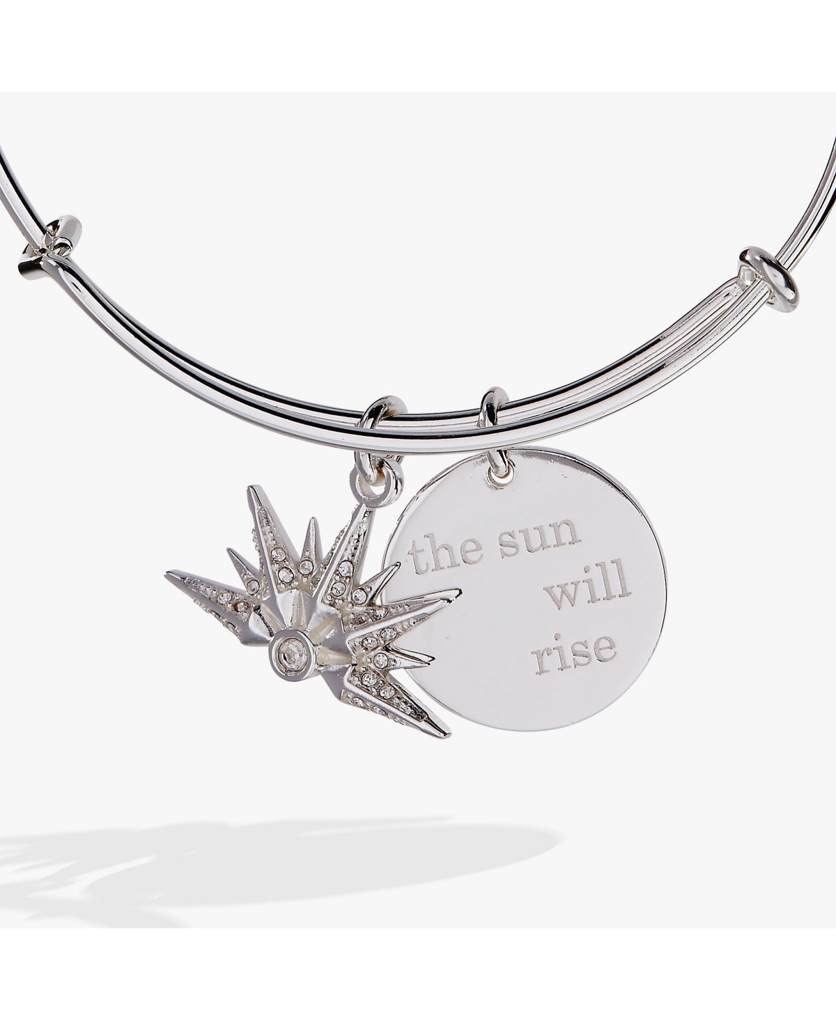 The Sun Will Rise Duo Charm Bangle Bracelet