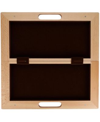 Folding Wood Travel Chess Set - 16 in. Board, 3 in. King