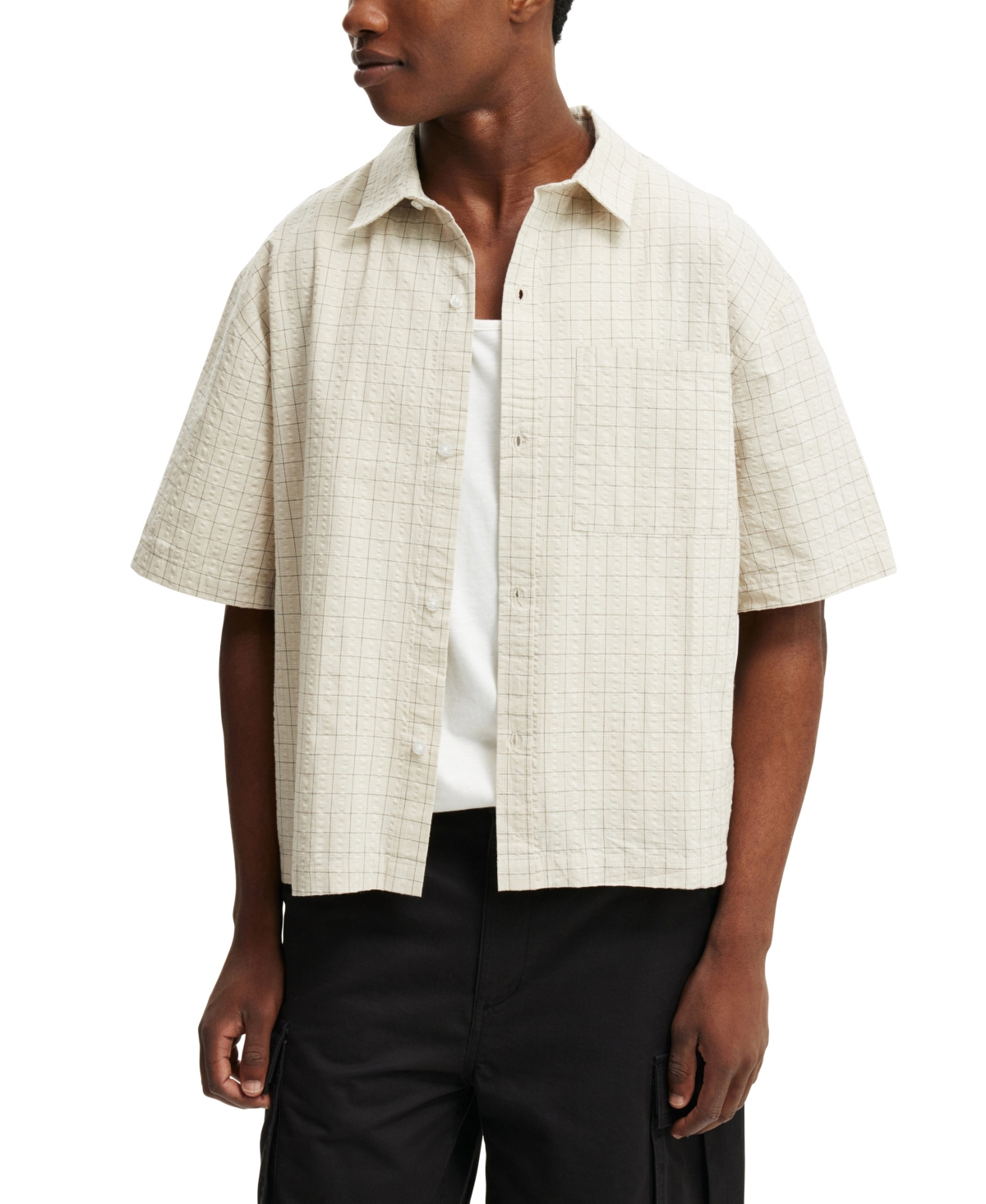 Shop Cotton On Men's Darcy Short Sleeve Shirt