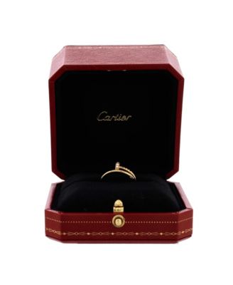 Small Juste un Clou Ring 18K Gold and Diamonds