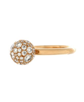 8mm HardWear Ball Ring 18K Rose Gold and Diamonds