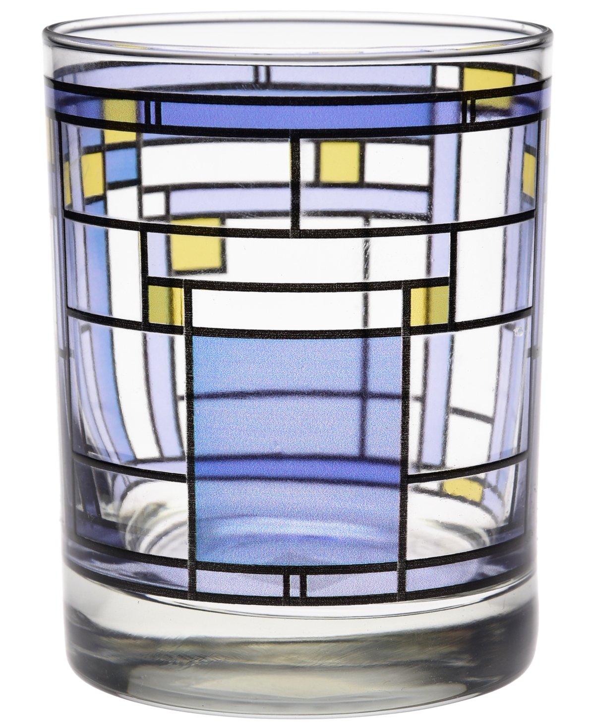Frank Lloyd Wright Oak Park Double Old Fashioned Glasses, Set Of 4