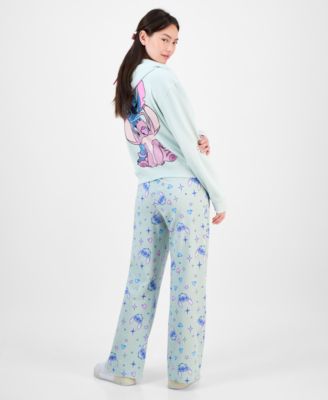 Juniors' Stitch Full-Zip Hoodie & Stitch Allover-Print Drawstring Pants
